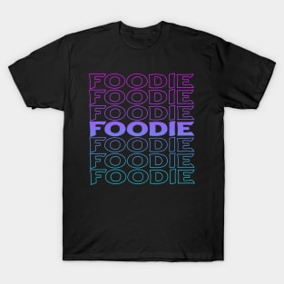 Foodie Repeat Text T-Shirt